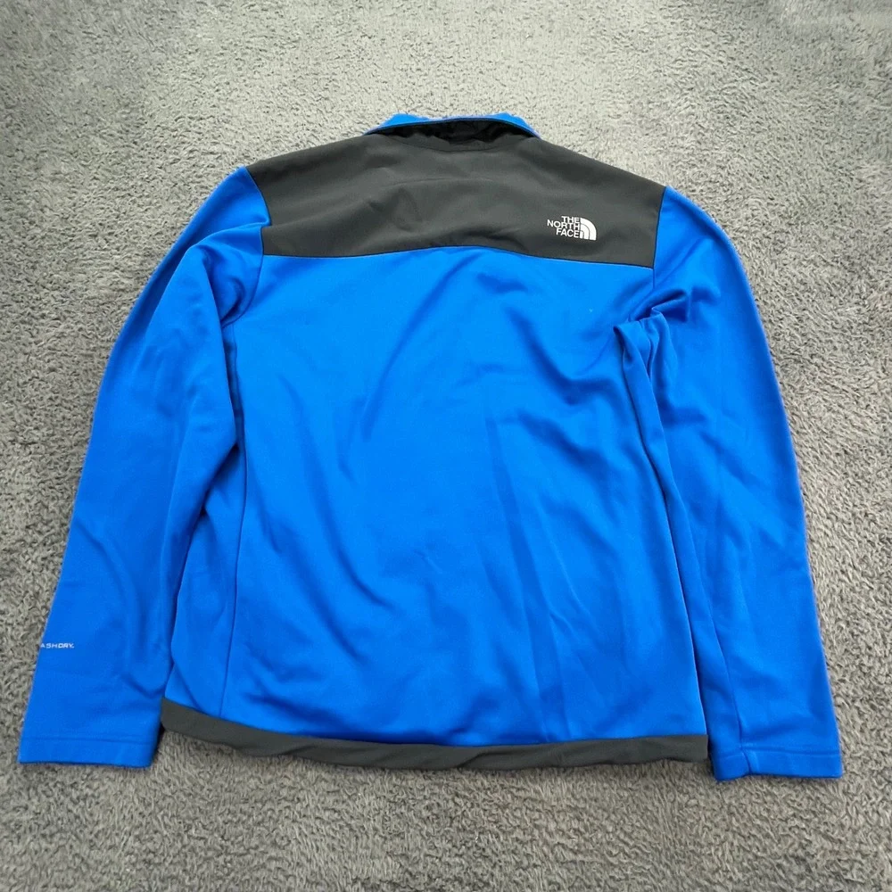 The North Face Men's Medium Blue Apex BionicFleece Jacket FlashDry Full‎ Zip